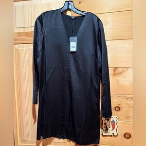 Rails Black V-Neck Dress